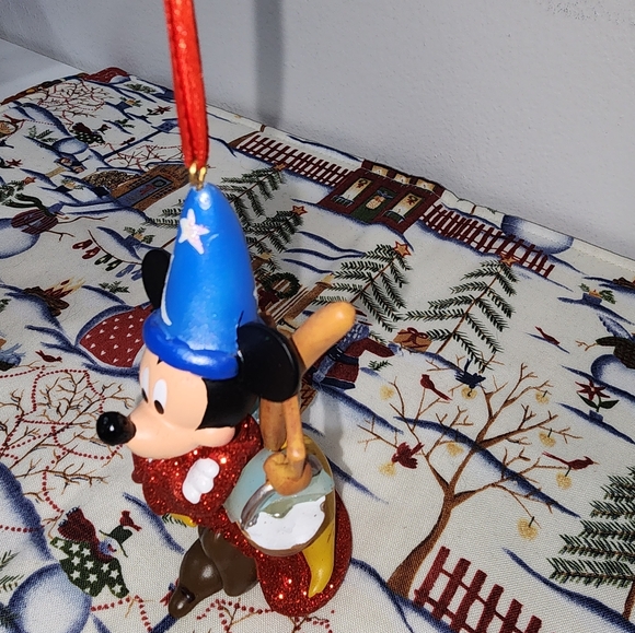 Disney Christmas Ornament Fantasia Brooms The Sorcerer's Apprentice Mickey - Picture 2 of 5